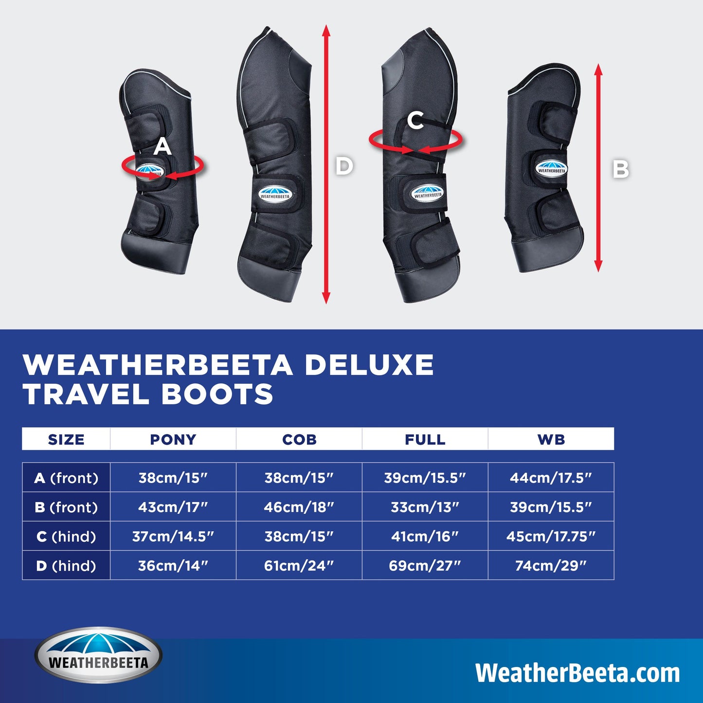WEATHERBEETA DELUXE TRAVEL BOOTS