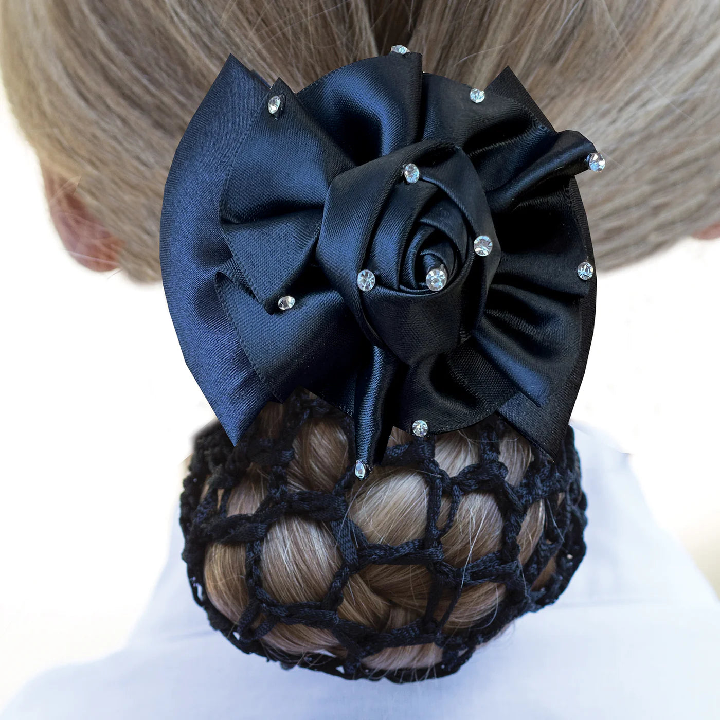 Equetech Dressage Rosette Ribbon Bow & Net