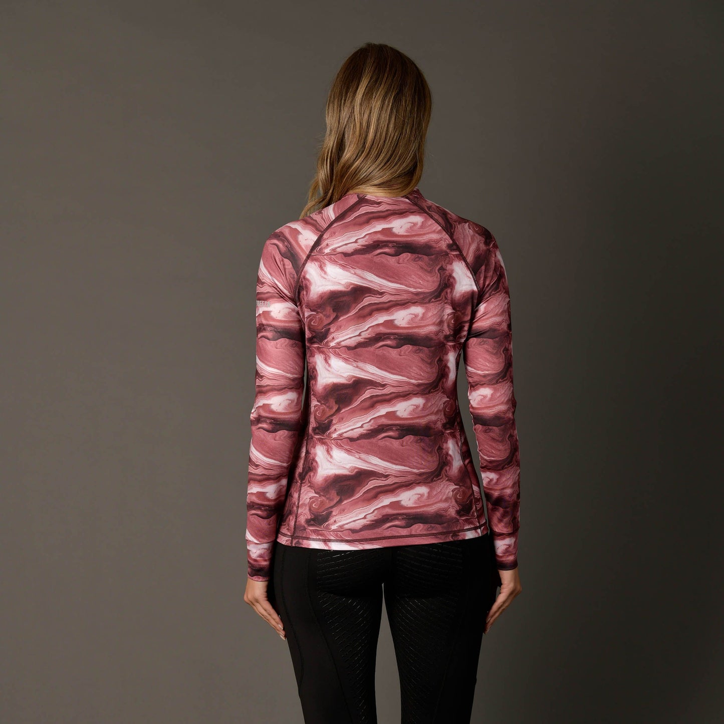 WEATHERBEETA RUBY PRINTED LONG SLEEVE TOP