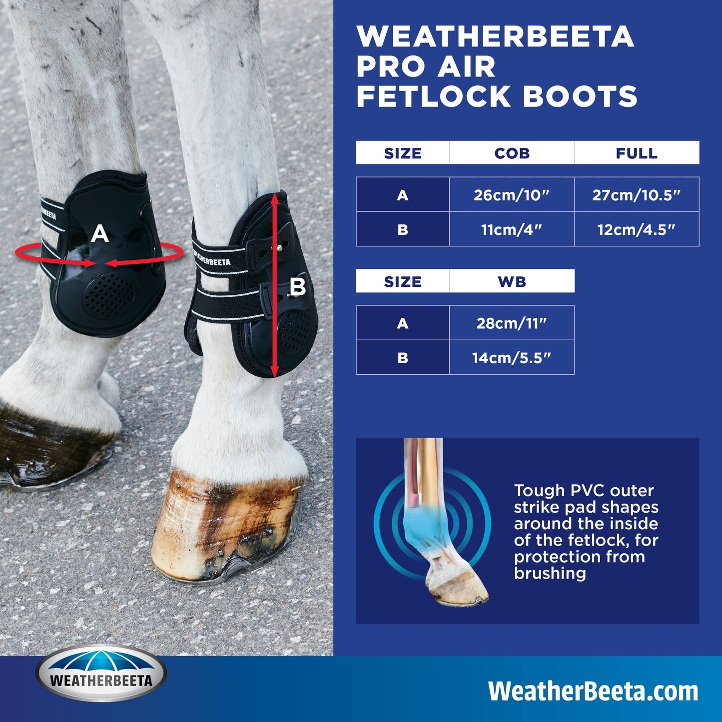 WEATHERBEETA PRO AIR FETLOCK BOOTS