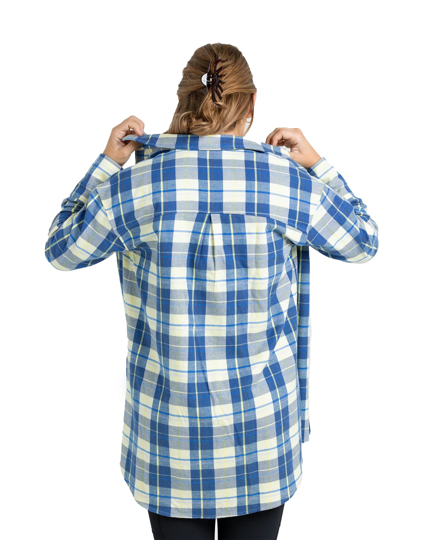 The Equipad Tartan Flannel - Cobalt
