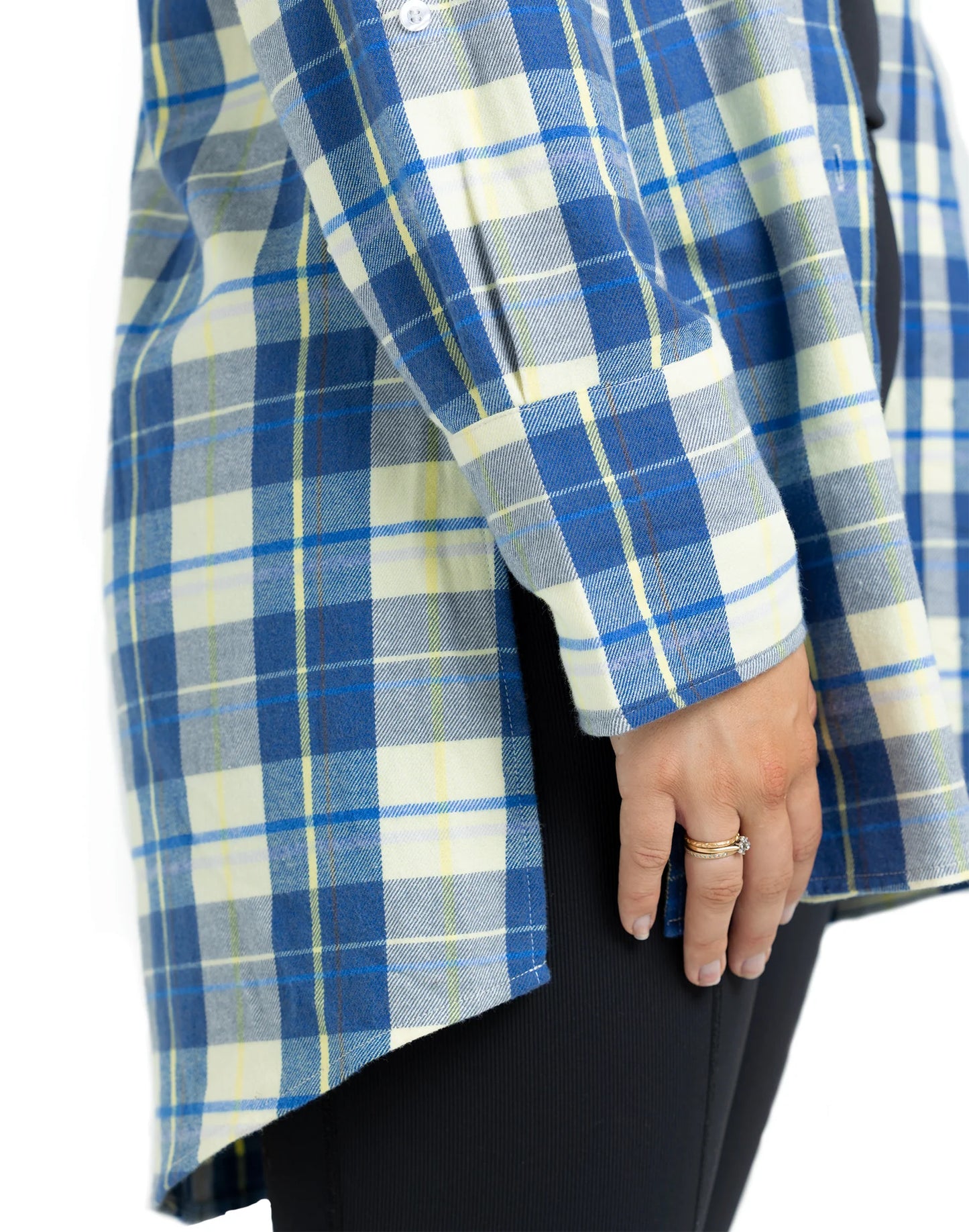 The Equipad Tartan Flannel - Cobalt