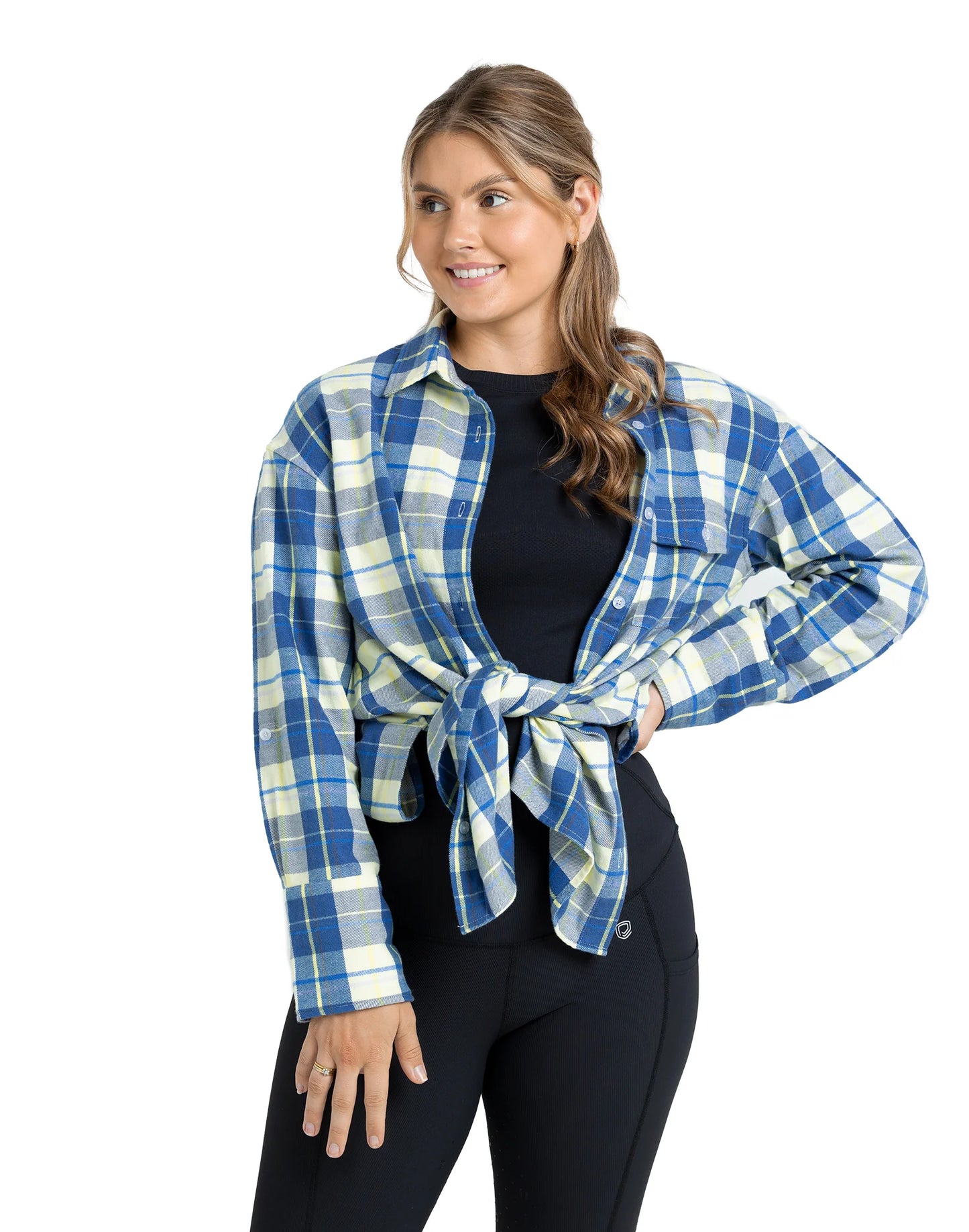 The Equipad Tartan Flannel - Cobalt