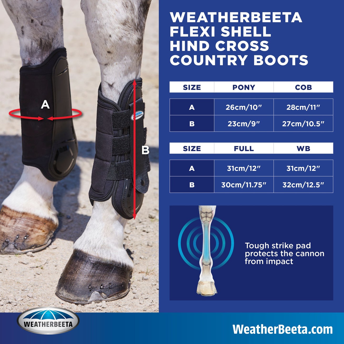 WEATHERBEETA FLEXI SHELL HIND CROSS COUNTRY BOOTS