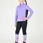 DUBLIN  Kids Sadie Panel Detail Long Sleeve Riding Top