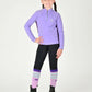 DUBLIN  Kids Sadie Panel Detail Long Sleeve Riding Top