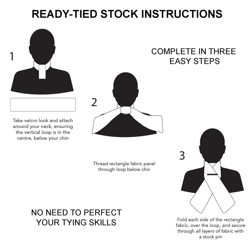 Ready-Tied Stock - Pin Spot