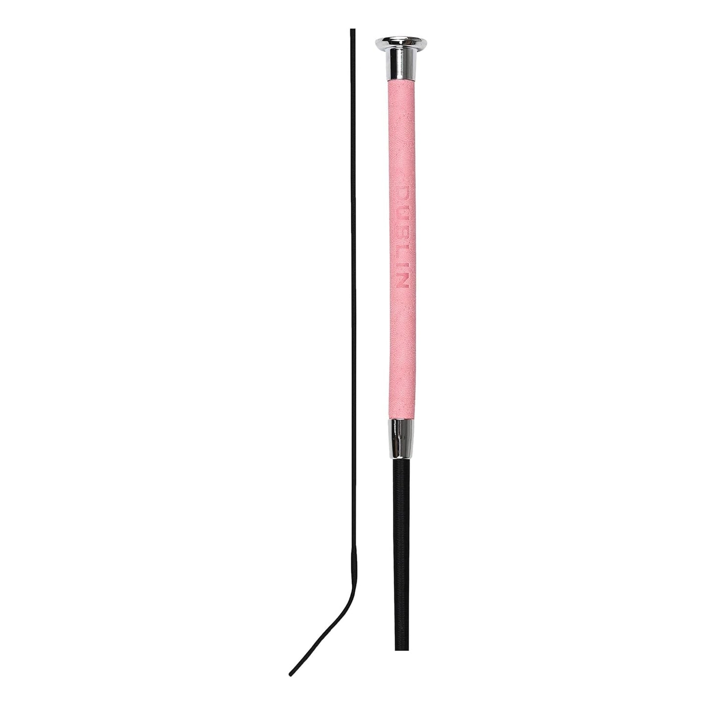 DUBLIN FANCY STITCH LEATHER DRESSAGE WHIP