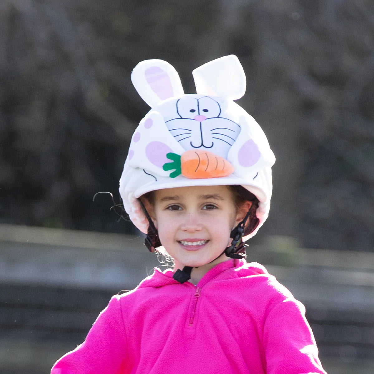 Equetech Hopper Bunny Posable Ears Hat Silk