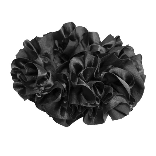 Rosette Crystal Hair Scrunchie