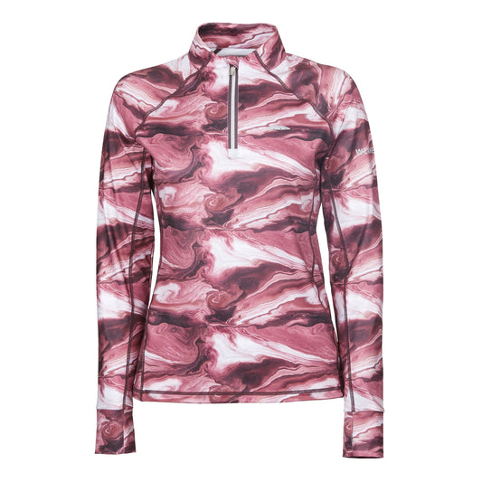 WEATHERBEETA RUBY PRINTED LONG SLEEVE TOP