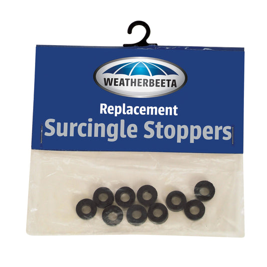 WEATHERBEETA RUBBER SURCINGLE STOPPERS 10 PACK