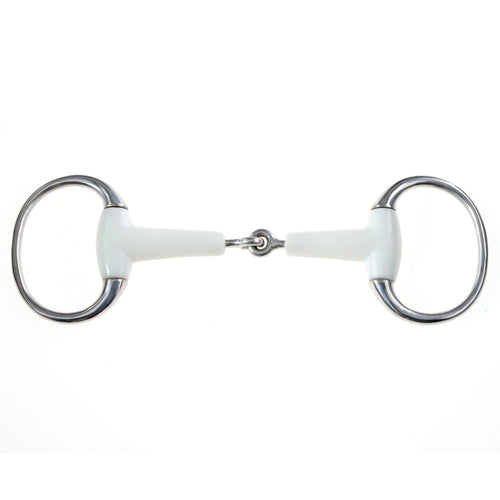 KORSTEEL FLEXI MOUTH JOINTED EGGBUTT SNAFFLE BIT