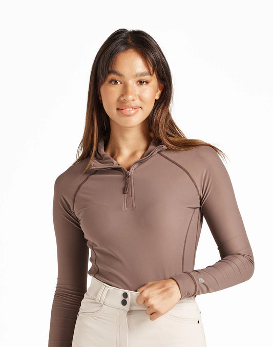 Equipad Recycled Long-Sleeve Base Layer - Brown